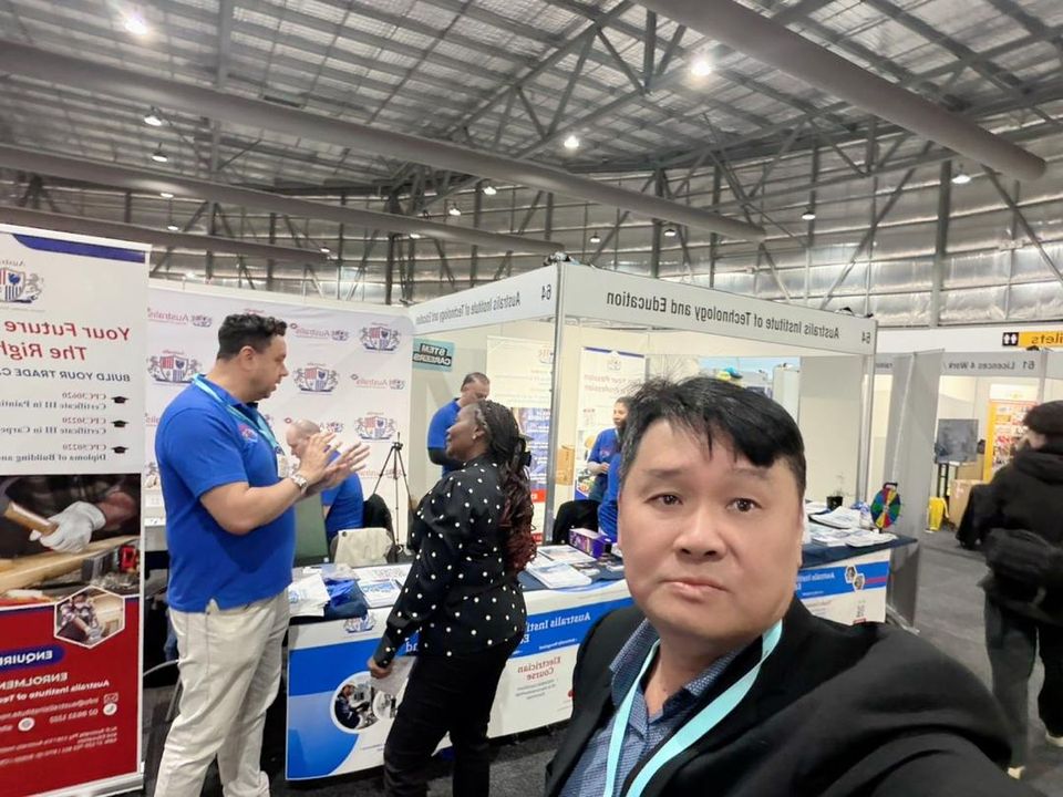 AM EDU Resources at a careers and training expo in Australia