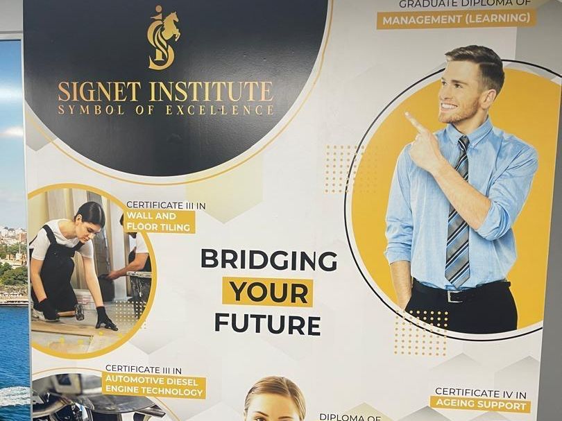 Signet Institute of Australia poster