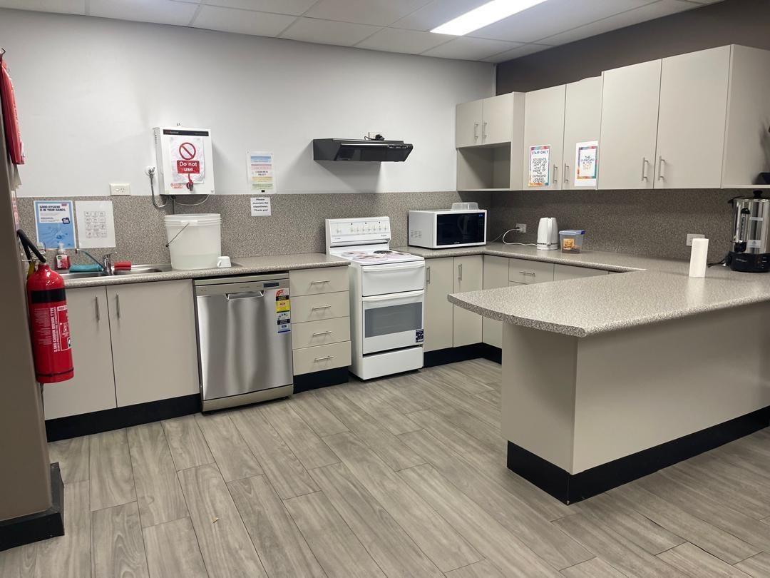 Student kitchen and common area at Signet Institute of Australia