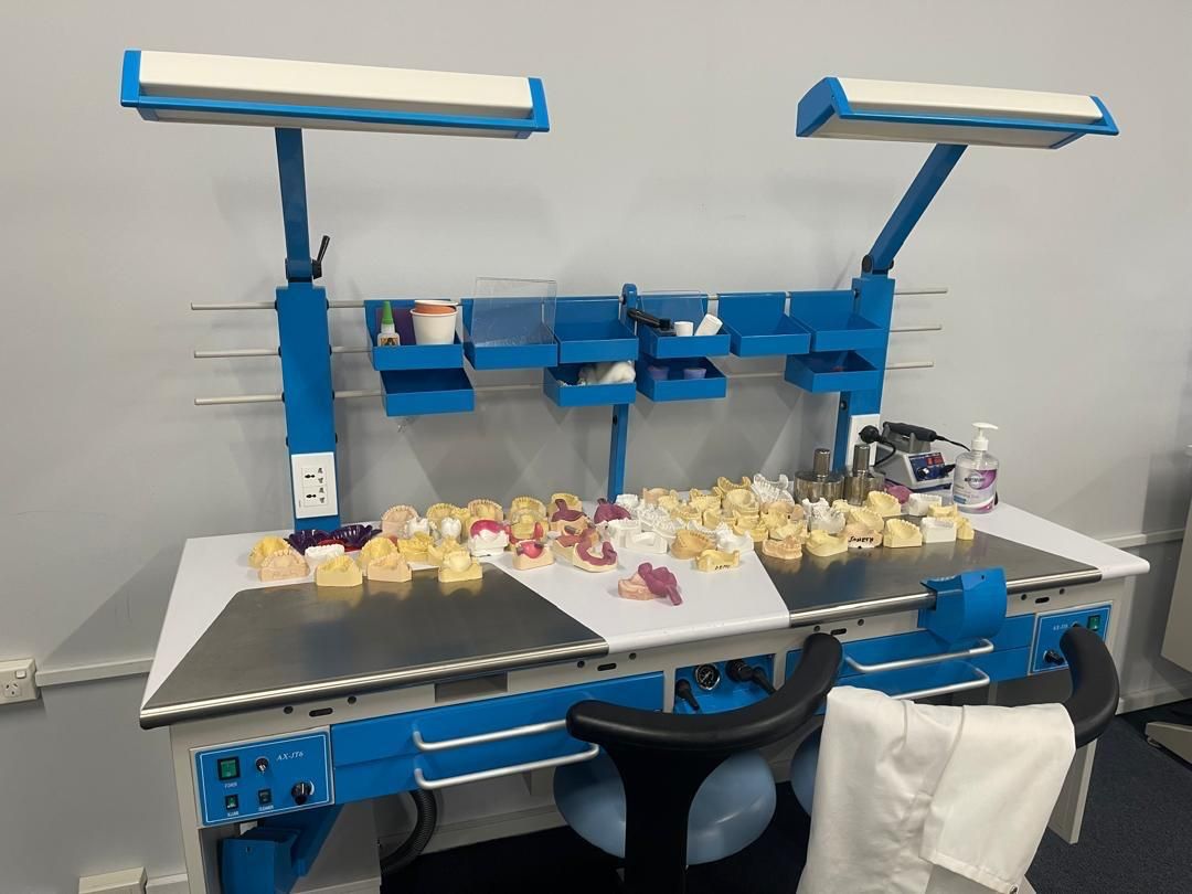 A practical training bench in a Signet Institute of Australia laboratory